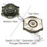 Automann 572.2015 Radiator Cap Radiator Cap, 13 PSI High-Pressure Radiator Cap