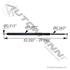 Automann A99618 Hood Lift Support Hood Assist Strut - For Peterbilt 567, 579 and 587 Applications