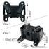 Automann M75525 Engine Mount Engine Mount, 19.00 Lbs Heavy Duty Steel Support for Peterbilt 387
