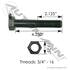 Automann MSC4568 Leaf Spring Center Bolt Leaf Spring Center Bolt, with Nut, 3/4 in. x 4.25 in.
