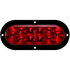 STL78RBP by PACCAR - Brake / Tail / Turn Signal Light - Red, 6", Oval, LED, Sealed, Surface Mount