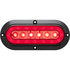 STL178RFPBP by PACCAR - Brake / Tail / Turn Signal Light - Red, 6", Oval, LED, Sealed, Surface Mount