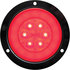 STL101RFMBP by PACCAR - Brake / Tail / Turn Signal Light - Red, 4", Round, LED, Sealed, Flange Mount