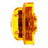 10275Y by PACCAR - Marker Light - 10 Series, Yellow, Round, High Profile, LED, 8 Diodes, Grommet Mount, PL-10, 12V