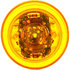 10385Y by PACCAR - Marker Light - 10 Series, Yellow, Round, Low Profile, LED, 8 Diodes, Grommet Mount, Fit N' Forget, 12V