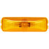 19200Y by PACCAR - Marker Light - 19 Series, Yellow, Rectangular, Incandescent, 2 Bulbs, Base Mount, 19 Series Male Pin