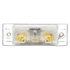 21004C by PACCAR - License Plate Light - Super 21, Clear, Rectangular, Incandescent, 1 Bulb, 2-Screw Bracket Mount, Stripped End