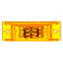 21275Y by PACCAR - Marker Light - Super 21, Yellow, Rectangular, LED, 8 Diodes, 2-Screw Mount, Fit N' Forget, 12V