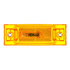 21051Y by PACCAR - Marker Light - 21 Series, Yellow, Rectangular, LED, 12V, Polycarbonate, Fit N' Forget