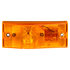 22202Y by PACCAR - Turn Signal Light - 22 Series, Yellow, Rectangular, Incandescent, 2-Screw Mount, No Plug, PL-3, 12V
