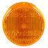 30050Y by PACCAR - Marker Light - 30 Series, Yellow, Round, LED, 2 Diodes, Black PVC Grommet Mount, Fit N' Forget, Female PL-10