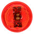 30270R by PACCAR - Marker Light - 30 Series, Red, Round, Low Profile, LED, 2 Diodes, Grommet Mount, Fit N' Forget