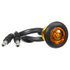 33050Y by PACCAR - Marker Light - 33 Series, Yellow, Round, LED, 1 Diode, Black Rubber Grommet Mount