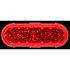 60250R by PACCAR - Brake / Tail / Turn Signal Light - 60 Series, Red, Oval, LED, 26 Diodes, Grommet Mount, Fit N' Forget, 12V