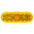 60275Y by PACCAR - Auxiliary Turn Signal Light - 60 Series, Yellow, Oval, LED, 26 Diodes, Grommet Mount, Fit N' Forget, 12V