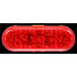 60250R by PACCAR - Brake / Tail / Turn Signal Light - 60 Series, Red, Oval, LED, 26 Diodes, Grommet Mount, Fit N' Forget, 12V