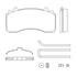 MPBD2061HD by HALDEX - Disc Brake Pad Repair Kit - HD Pro, For Wabco Maxxus Calipers, FMSI D2061