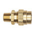 Haldex A86129 Air Brake Air Hose Fitting Midland Hose Fitting Assembly - with Spring Guard, 3/8" NPT, 1/2" Hose I.D.