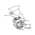 40010657 by HALDEX - Automatic Brake Adjuster (ABA) - Rear Brake, 5.5 in. Arm Length, 1.5 in. (Spline Diameter), 10 (Spline Quantity)