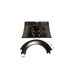 GC4311EG by HALDEX - Drum Brake Shoe Kit - Remanufactured, Rear, Relined, 2 Brake Shoes, with Hardware, FMSI 4311, for Eaton Single Anchor Pin Tractor and Trailer (Low Mount) New Style Applications