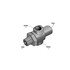 KN25080 by HALDEX - Air Brake Reservoir Check Valve - Shuttle Type Two-Way, 3/8" & 1/4" NPT Female