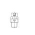 KN31529 by HALDEX - Air Brake Reservoir Pressure Relief Valve - Closed Body Style, 3/8" Thread Size, 200 PSI