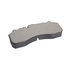 MPBD1203HD by HALDEX - Disc Brake Pad Repair Kit - HD Pro, For Knorr SB7/SN7 Caliper, FMSI D1203