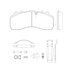 MPBD1203XT by HALDEX - Disc Brake Pad Repair Kit - Select XT, For Knorr SB7/SN7 Calipers, FMSI D1203