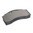 MPBD1369CV by HALDEX - Disc Brake Pad Repair Kit - CV Advanced Material, Knorr SK7 Caliper, Services One Axle