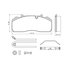 MPBD1438HD by HALDEX - Disc Brake Pad Repair Kit - HD Pro, For Wabco PAN 19-1 Caliper, FMSI D1438