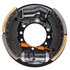 RH202272X by HALDEX - LikeNu Backplate Assembly - Rear, with Shoes, Remanufactured, LH, Lucas Girling Applications, 7" Shoes