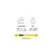 SA65400 by HALDEX - Suspension Shock Absorber - 17-3/8" Compressed Length, 26-3/4" Extended Length