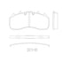 MPBD1690CV by HALDEX - Disc Brake Pad Repair Kit - CV Advanced, For Meritor EX2252H2 Caliper, FMSI D1690