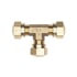 11215 by HALDEX - Air Brake Air Line Connector Fitting - Union Tee Fitting for Nylon Tubing, Size 3/8" O.D.