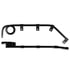 A84R by PACCAR - Mud Flap Hanger - Left Hand, Angled, Extra HD, 0.750" Square Bar, No Offset