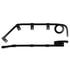 A84L by PACCAR - Mud Flap Hanger - Left Hand, Angled, Extra HD, 0.750" Square Bar