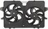 CF15044 by SPECTRA PREMIUM - Dual Radiator and Condenser Fan Assembly