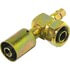 FT2143-3SBC by UNIVERSAL AIR CONDITIONER (UAC) - A/C Refrigerant Hose Fitting -- Steel 90º Tube-O Beadlock Fitting w/ Svc Port