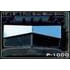 P-1000 by ARANDA - PETERBILT STAINLESS 13 X 8 INCH BLIND MOUNT 1 PIECE BOWTIE VISOR-3 HOLE SIDE MOUNT