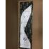 Aranda P-1272 Chop Top Door Trim Chop Top Door Trim - 8" x 4" Bowtie, Cab Mounted Mirror, Stainless Steel