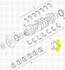 PAI 671625 Engine Crankshaft Main Bearing Thrust Bearing Engine Crankshaft Main Bearing Thrust Bearing - Standard Size