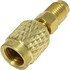 TO5005C by UNIVERSAL AIR CONDITIONER (UAC) - A/C Service Port Repair Kit -- Brass Straight Screw-on Adapter