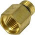 TO5003C by UNIVERSAL AIR CONDITIONER (UAC) - A/C Repair Tool -- Brass Straight Screw-on Adapter