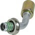 FT4312C by UNIVERSAL AIR CONDITIONER (UAC) - A/C Refrigerant Hose Fitting -- Aluminum 45º Male Springlock Beadlock Fitting