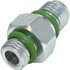 GA1535C by UNIVERSAL AIR CONDITIONER (UAC) - A/C Service Valve Fitting -- Aluminum Straight Screw-on Service Port Fitting