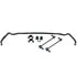Mevotech MS508199 Suspension Stabilizer Bar Kit Stabilizer Bar Kit