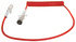 7BTG542MG by TECTRAN - Trailer Power Cable - 15 ft., Single Pole, Powercoil, 4 Gauge, Red, with Spring Guards