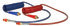 17A15-40H by TECTRAN - Air Brake Hose Assembly - ArmorFlex HD ArmoCoil, Red and Blue, 15 ft., with Handles