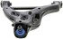 CMS401205 by MEVOTECH - Suspension Control Arm and Ball Joint Assembly - Front, LH, Lower, Stamped Steel, Greaseable