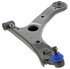CMS861155 by MEVOTECH - Control Arm and Ball